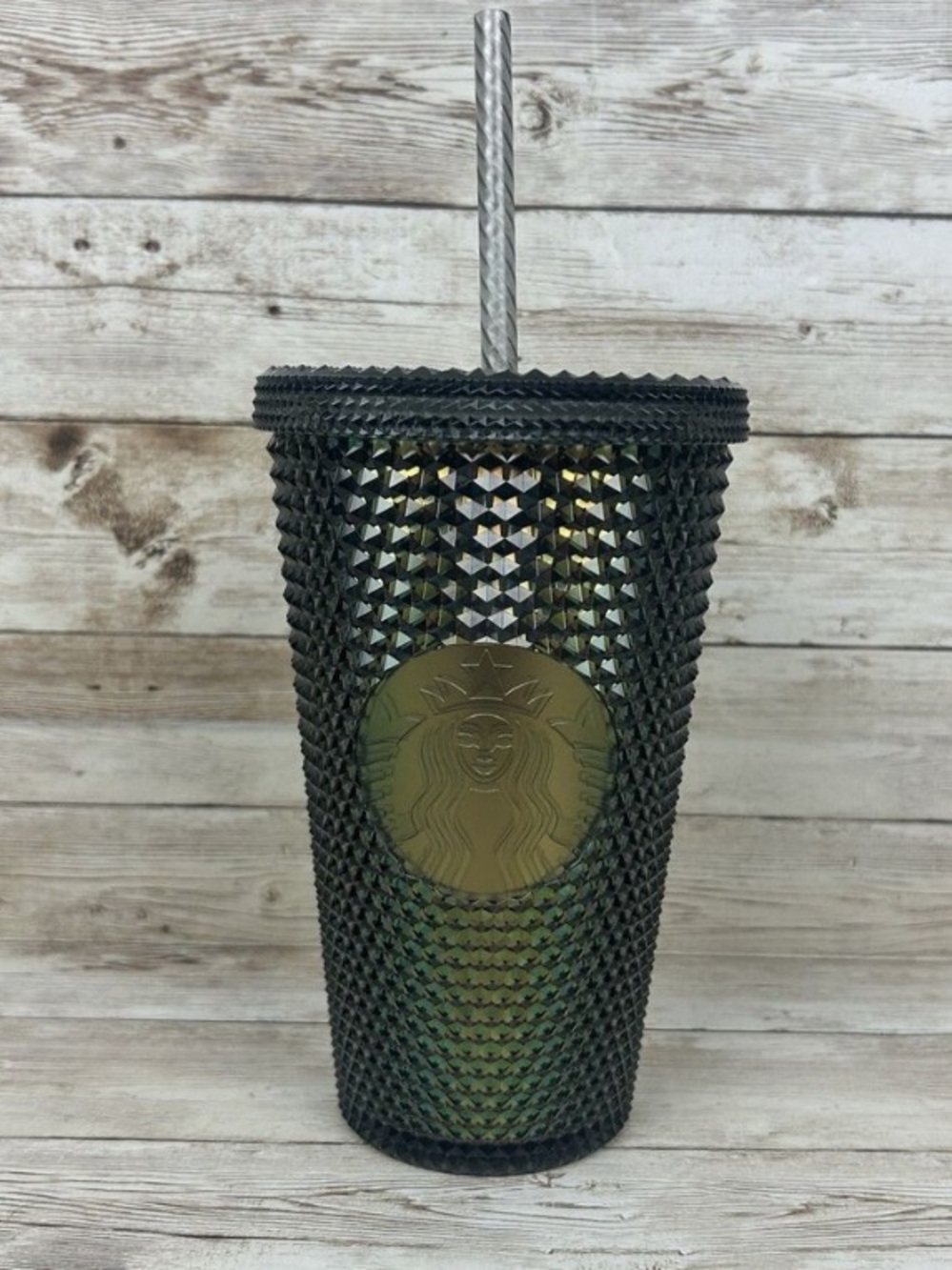 Starbucks Black Iridescent Studded Tumbler
